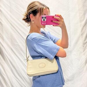 Wilson’s leather white leather shoulder bag with fringe boho